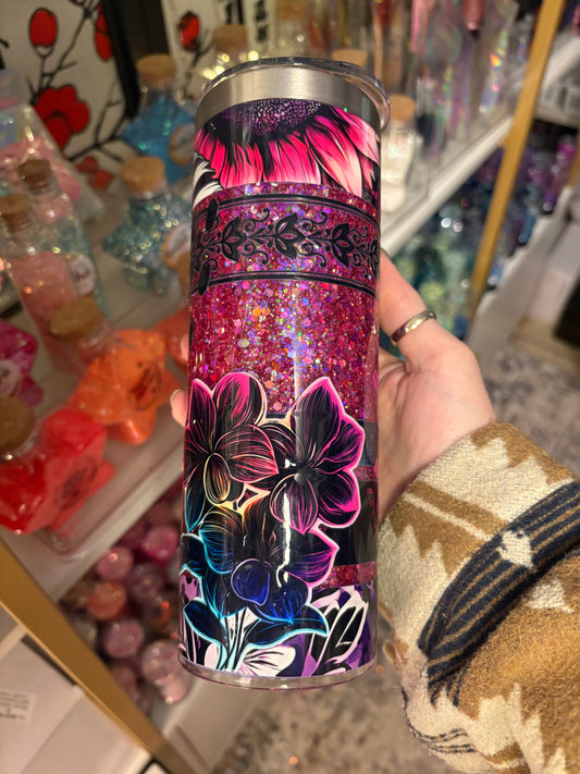 20oz Royal Flowers Custom “Resin Globe”.