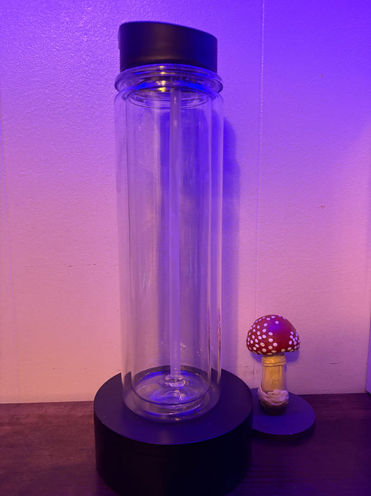 18oz Acrylic Snowglobe Waterbottle (diamond compatible)