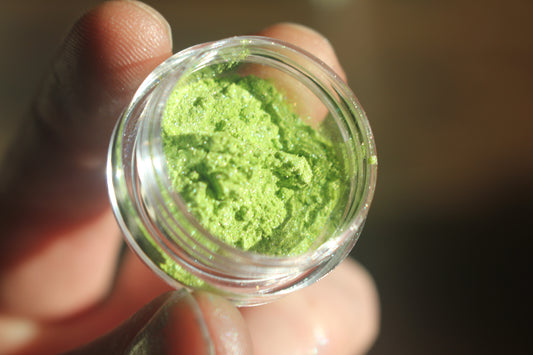 Glow Glimmer Mica Powder, Green Tea
