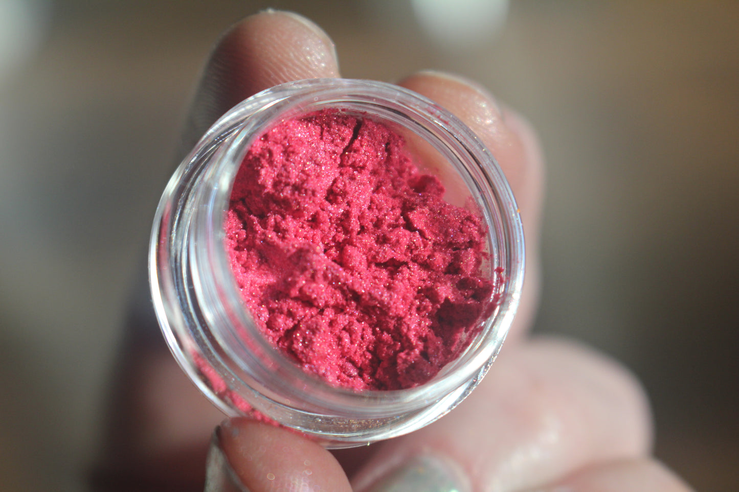 Glow Glimmer Mica Powder, Poppy Pink
