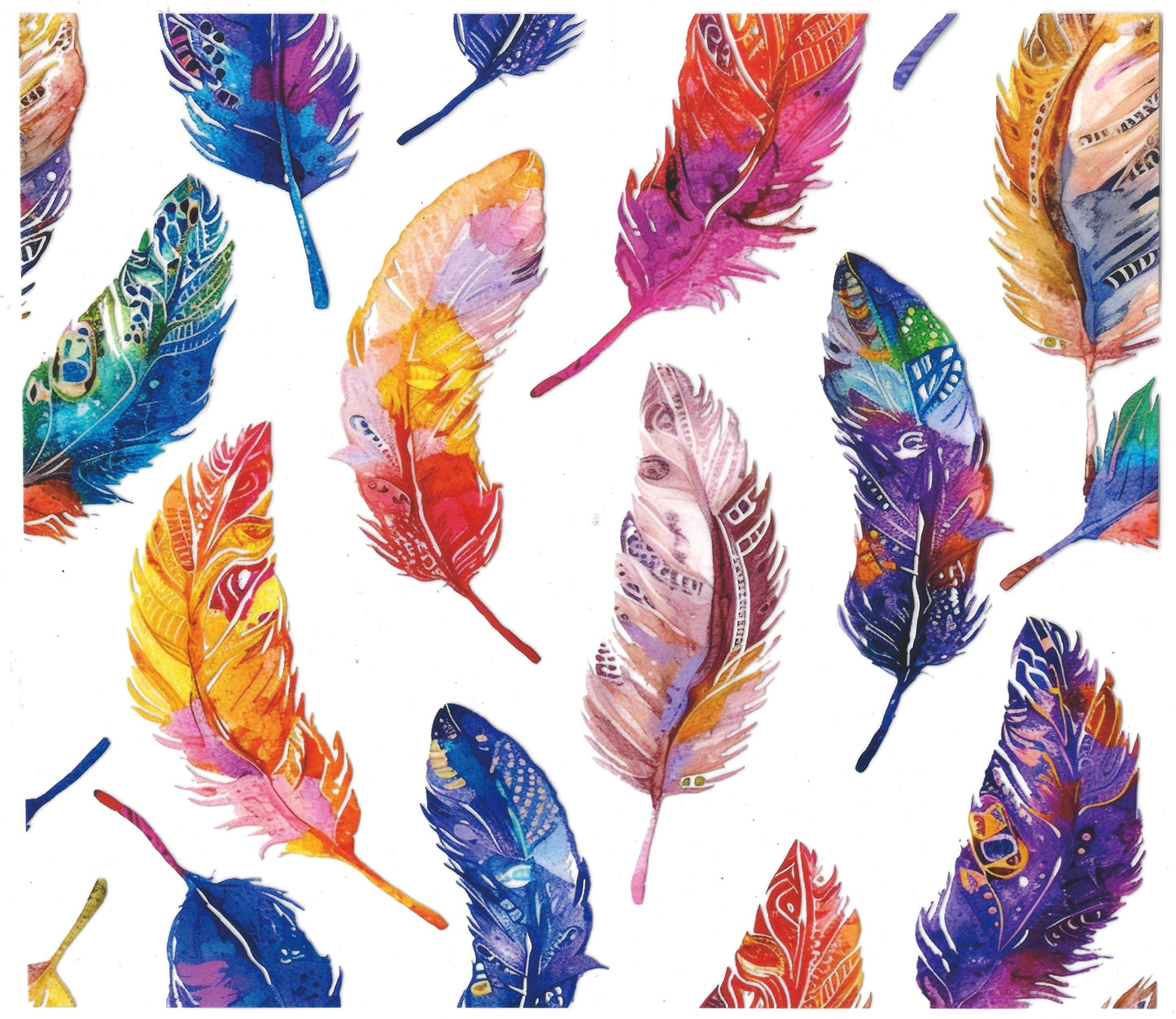 Feathers Transfer sheet (whole sheet)
