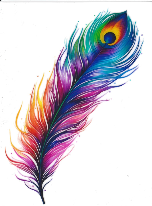 Majestic Peacock Feather