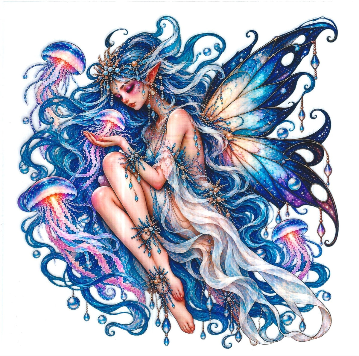 -Water Fairy- Art By Musie Originally Designed UVDTF- Printed by 216